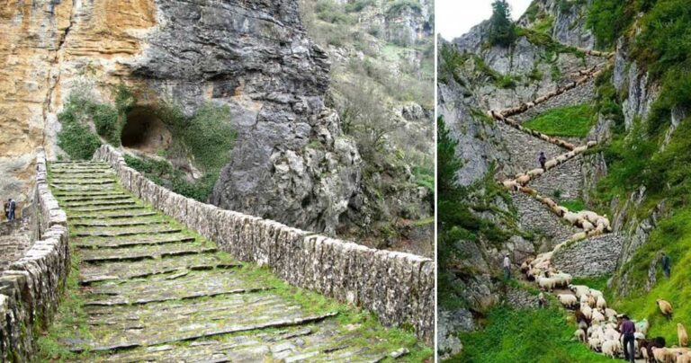Το ψηλότερο χωριό στο Ζαγόρι που υπάρχει από το 1616 και η ιστορική του Σκάλα με τα 1.100 σκαλοπάτια
