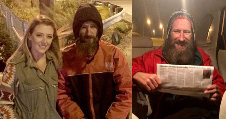 Άστεγος έδωσε τα λίγα λεφτά του σε κοπέλα για να βάλει βενζίνη και εκείνη συγκέντρωσε 300.000 δολάρια