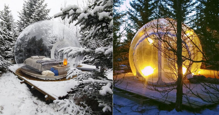 Ξενοδοχείο στην Ισλανδία προσφέρει διαμονή στους πελάτες του μέσα σε διάφανη φούσκα