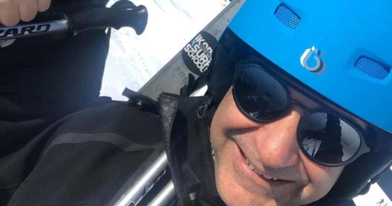 Ο Κυριάκος Μητσοτάκης στα Καλάβρυτα για σκι