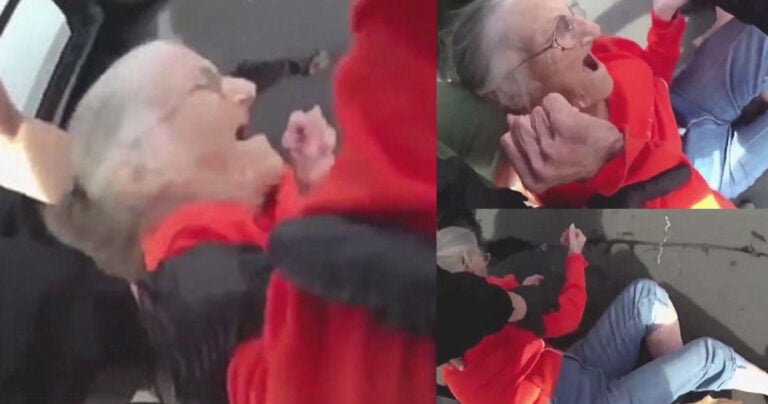 Βίντεο με την σύλληψη 93χρονης επειδή χρωστούσε ενοίκιο προκαλεί παγκόσμια οργή