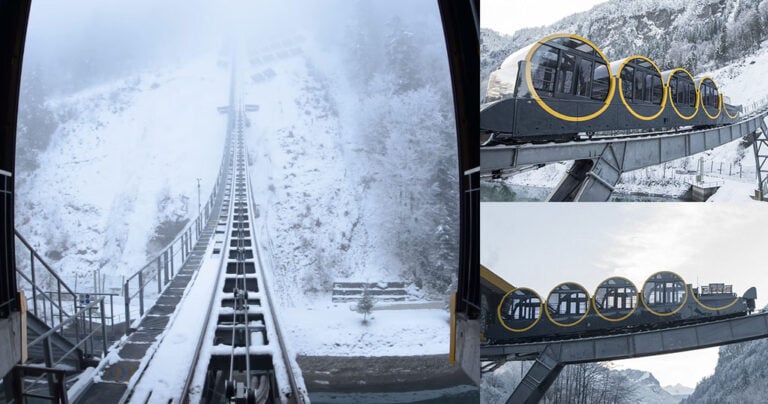 Το πιο απότομο τελεφερίκ του κόσμου άνοιξε στην Ελβετία