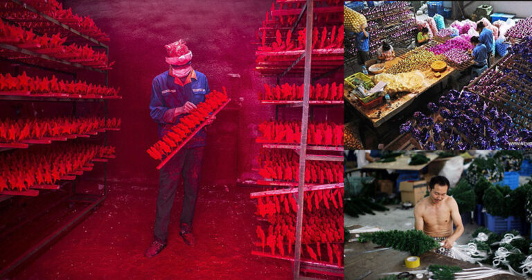 Η πόλη στην Κίνα που φτιάχνονται όλα τα στολίδια για τα Χριστούγεννα του κόσμου