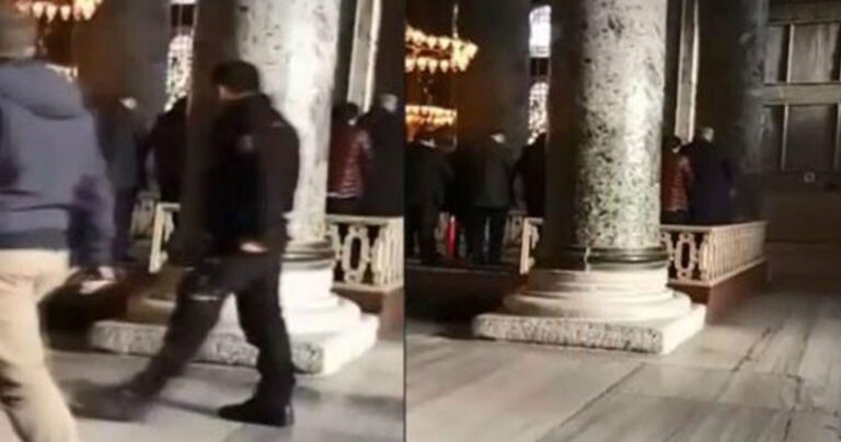 Φανατικοί μουσουλμάνοι εισέβαλαν στην Αγία Σοφία για προσευχή