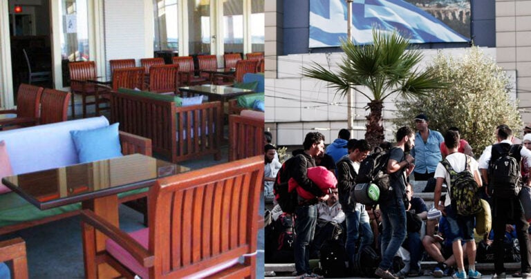 Ιδιοκτήτης καφετέριας εξουδετέρωσε με «καρατιές» Σύρο πρόσφυγα που έκλεβε κινητά