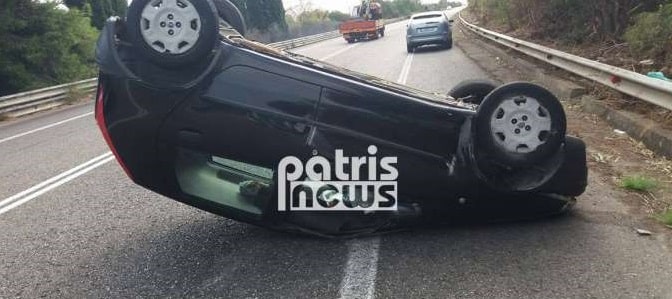15χρονος τούμπαρε το αυτοκίνητο που οδηγούσε στη Ζαχάρω Ηλείας