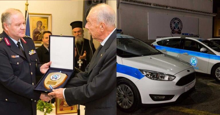 Καθηγητής Ιατρικής δώρισε τέσσερα περιπολικά στην ΕΛ.ΑΣ.