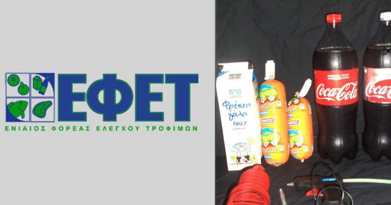 ΕΦΕΤ: Μην αγοράζετε τα προϊόντα που δηλητηρίασαν  οι αναρχικοί