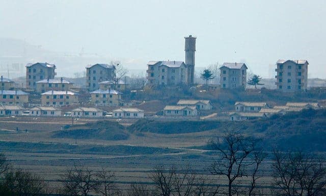 North Korean Propaganda Village - Kijong Dong - Panmunjom