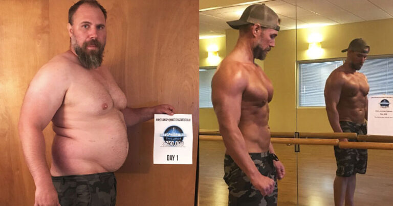 Πατέρας με μπυροκοιλιά έχασε 38 κιλά και έγινε φέτες για το καλό των παιδιών του