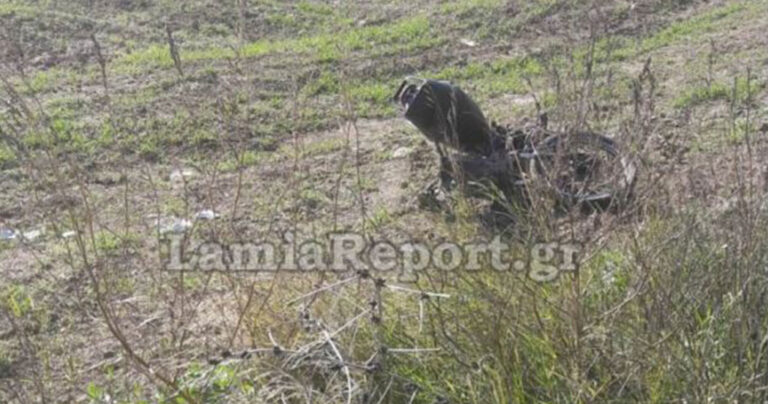 22χρονος ντελιβεράς σκοτώθηκε στην Λαμία και έπεσε μέσα σε χωράφι