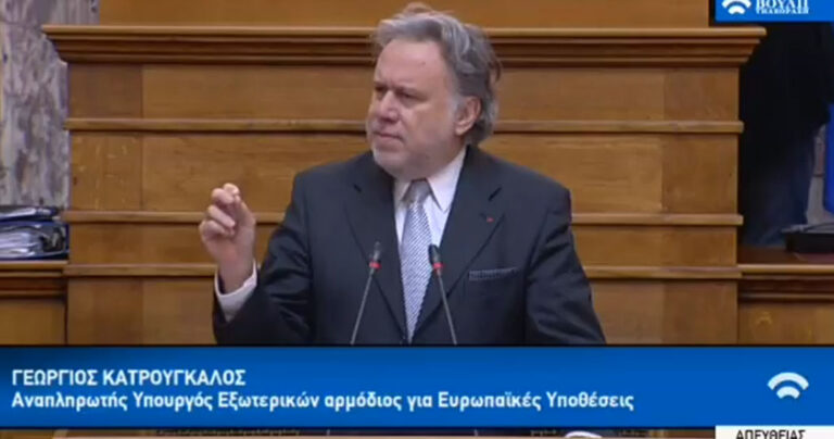 Κατρούγκαλος: «Ακραία εθνικιστική η άποψη να μην υπάρχει ο όρος «Μακεδονία»»