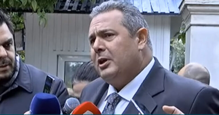 Καμμένος: «Ο Κοτζιάς δεν είναι ούτε Σαμαράς ούτε Μπακογιάννη να υποσκάπτει την χώρα»