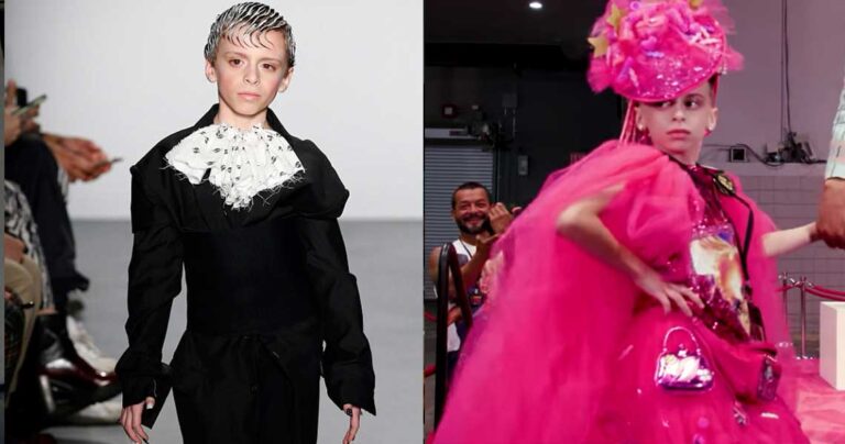 10χρονο αγόρι εμφανίστηκε ως γυναίκα στην Εβδομάδα Μόδας της Νέας Υόρκης