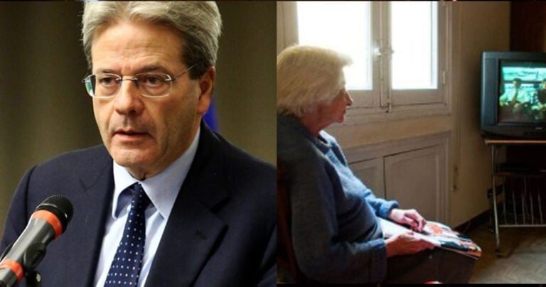 Ιταλία: O Πρωθυπουργός απάλλαξε τους συνταξιούχους από το τέλος δημόσιας τηλεόρασης