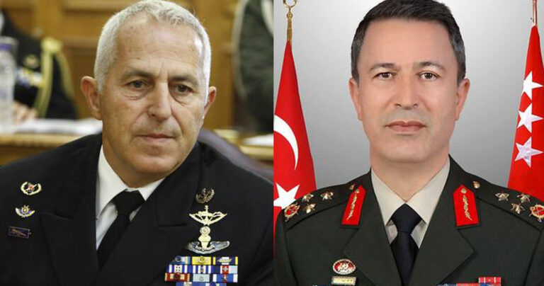 Προειδοποίηση Α/ΓΕΕΘΑ σε Τούρκο ομόλογό του: «Αν ξεπεράσετε τα όρια, θα απαντήσουμε ανάλογα»