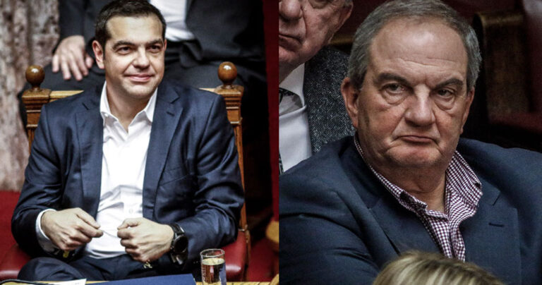 Με κομπολοι ο Τσίπρας στη Βουλή – Χωρίς γραβάτα ο Καραμανλή