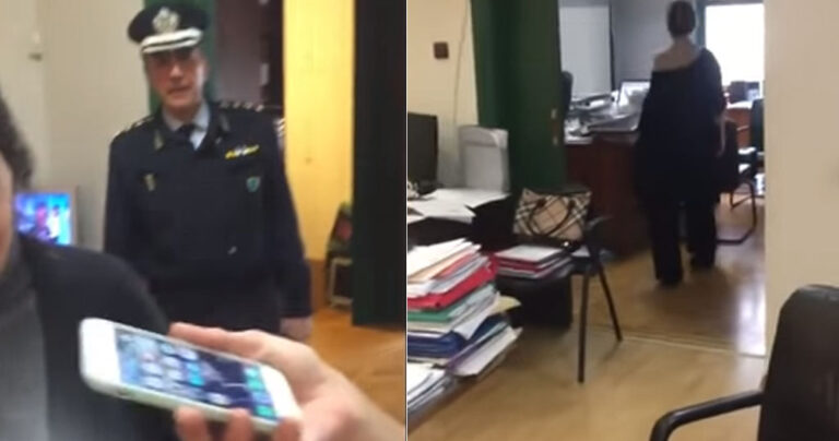Η Kωνσταντοπούλου μπούκαρε σε συμβολαιογραφείο που κάνει πλειστηριασμούς