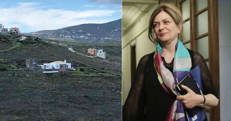Η βίλα της Ράνιας Αντωνοπούλου στην Σύρο με πανοραμική θέα