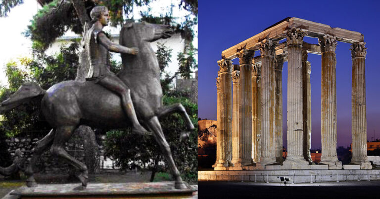 Άγαλμα του Μεγάλου Αλεξάνδρου θα τοποθετηθεί στους Στύλους του Ολυμπίου Διός