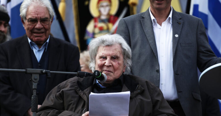 Μίκης: «Τα Σκόπια παραμορφώνουν την ιστορία. Μας κυβερνούν εθνομηδενιστές»