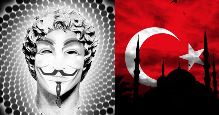 Oι Έλληνες Anonymous επιτέθηκαν στον μυστικό στρατό του Ερντογάν και σε τουρκικές τράπεζες