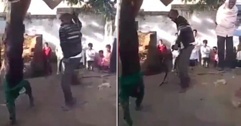 Σύζυγος κρέμασε ανάποδα και μαστίγωσε τον εραστή της γυναίκας του