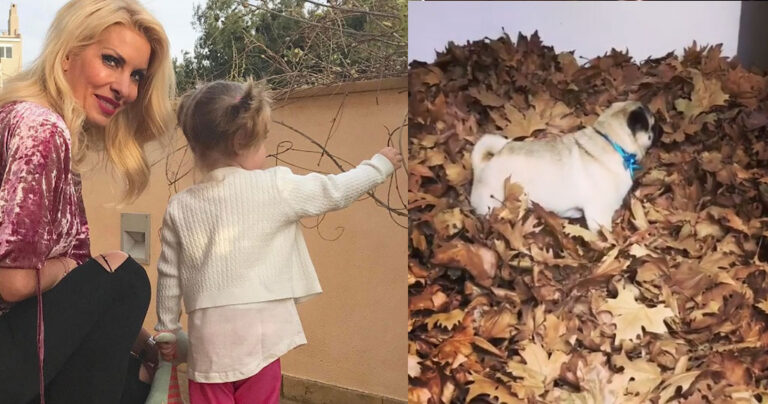 Το βίντεο της Μενεγάκη με τον σκύλο και τα γέλια της κόρης της ξεπέρασε τις 130.000 προβολές