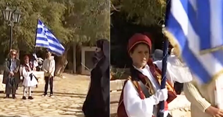 Ο 8χρονος Χρήστος έκανε μόνος του παρέλαση στους Αρκιούς