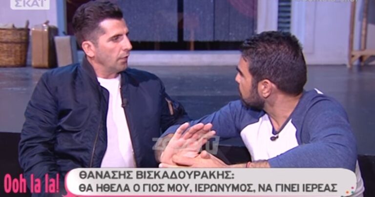 Βισκαδουράκης:  «Ψέλνω στον γιο μου το ‘Τη Υπερμάχω’ όταν τον νανουρίζω»