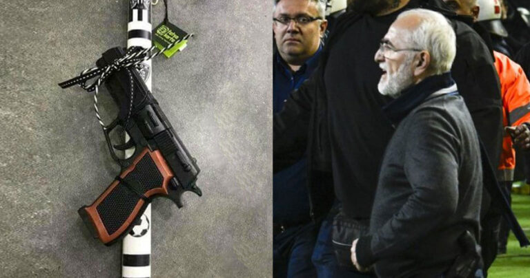 Έφτιαξαν πασχαλινή λαμπάδα το πιστόλι του Σαββίδη