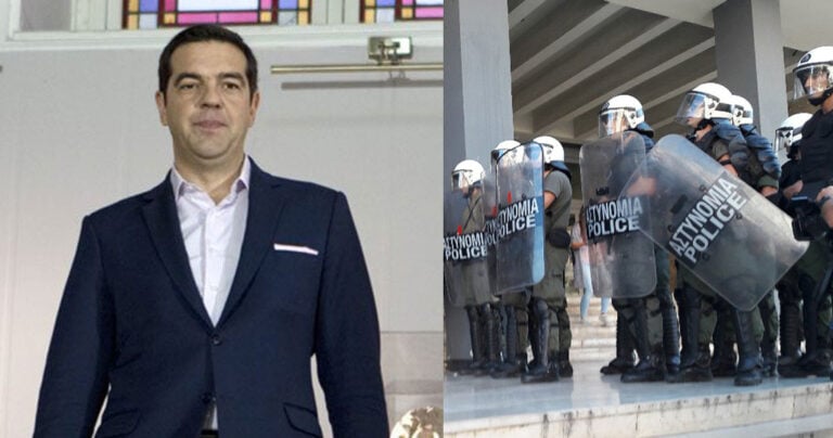 2.000 αστυνομικοί για την προστασία του Αλέξη Τσίπρα προχθές στη Θεσσαλονίκη