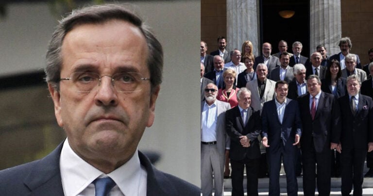 Σαμαράς κατά Τσίπρα και ΣΥΡΙΖΑΝΕΛ: «Θα τους καθίσω στο σκαμνί, σας το υπόσχομαι»
