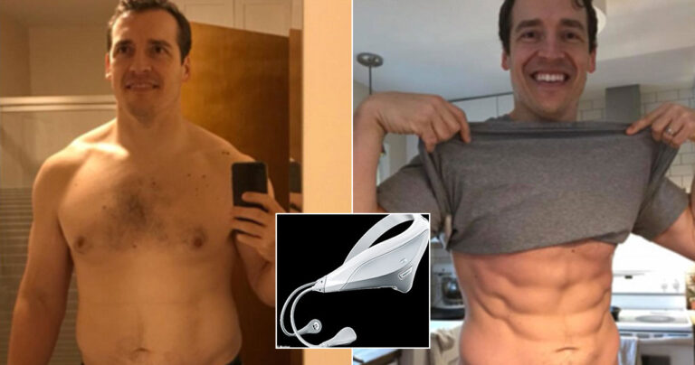 Άνδρας με κοιλιά έγινε φέτες σε 10 εβδομάδες με την βοήθεια ακουστικών