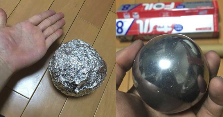 Οι τελείες μπάλες από αλουμινόχαρτο είναι η νέα μόδα στην Ιαπωνία