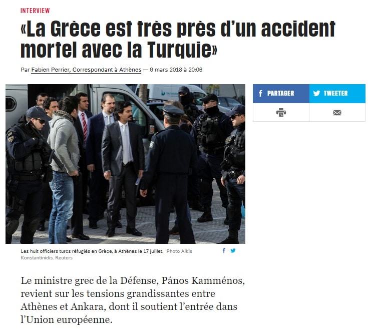 Πάνος Καμμένος: «Η Ελλάδα είναι πολύ κοντά σε θανατηφόρο ατύχημα με την Τουρκία» 64 61bfee279f0e534bdc1ffbc6700e322e