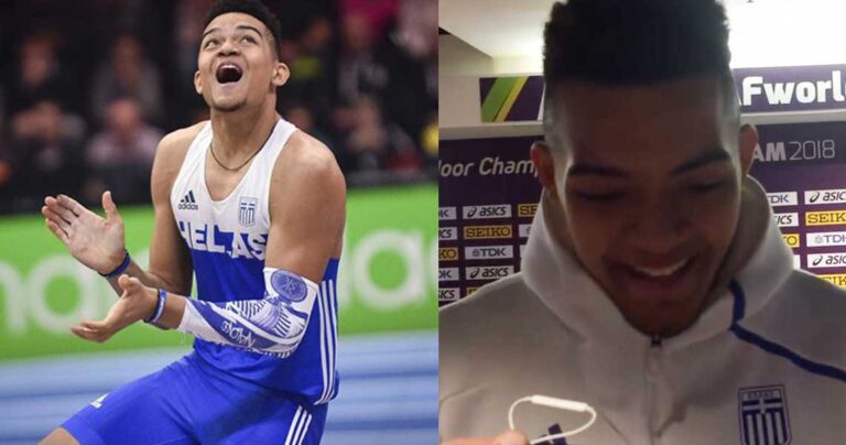 Συγκινεί ο 18χρονος αθλητής Εμμανουήλ Καραλής: «Πω πω! Ναι, είμαι 5ος στον κόσμο»