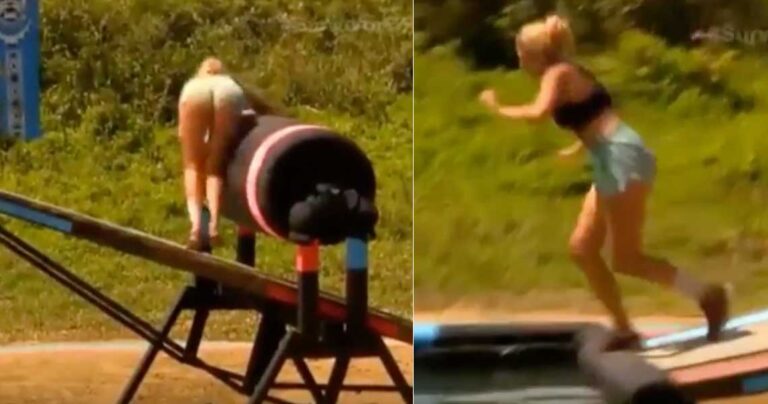 Survivor: Η τραμπάλα και το κοντινό του σκηνοθέτη «πρόδωσαν» τα οπίσθια της Σπυροπούλου