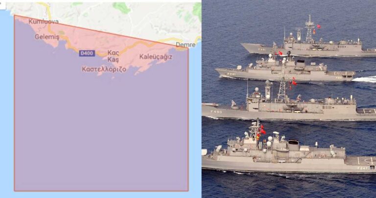 Το Καστελόριζο τουρκικό σε NAVTEX της Άγκυρας