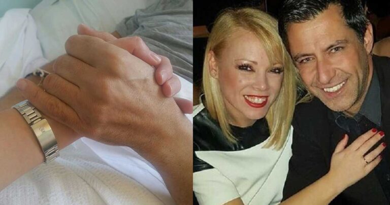 Η σύζυγος του Αγγελίδη ανέβασε την πρώτη φωτογραφία του παρουσιαστή από το νοσοκομείο