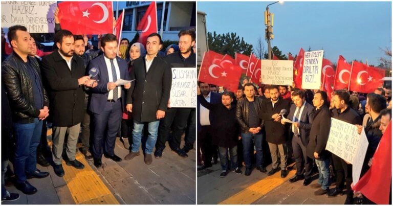 Τούρκοι εθνικιστές στην ελληνική πρεσβεία στην Άγκυρα: «Θα σας ρίξουμε στη θάλασσα»