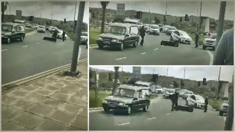 Κύπρος: Τους έπεσε φέρετρο από νεκροφόρα στη μέση του δρόμου στην Πάφο