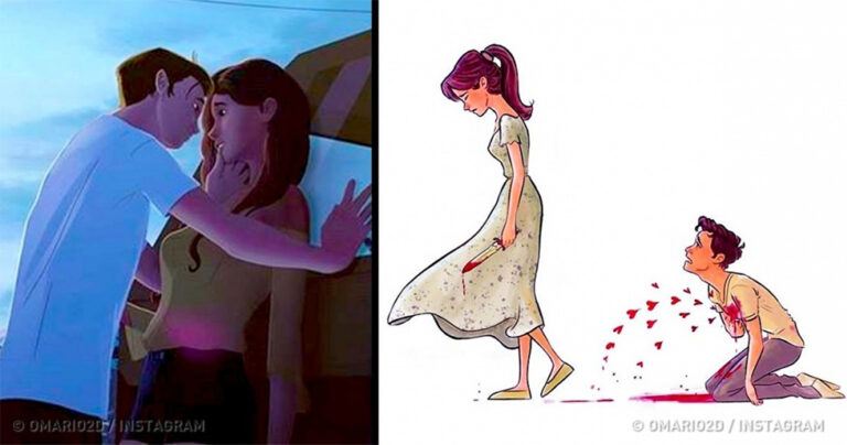 Ζωγράφος απεικονίζει συναισθήματα που θα καταλάβει όποιος έχει ερωτευθεί