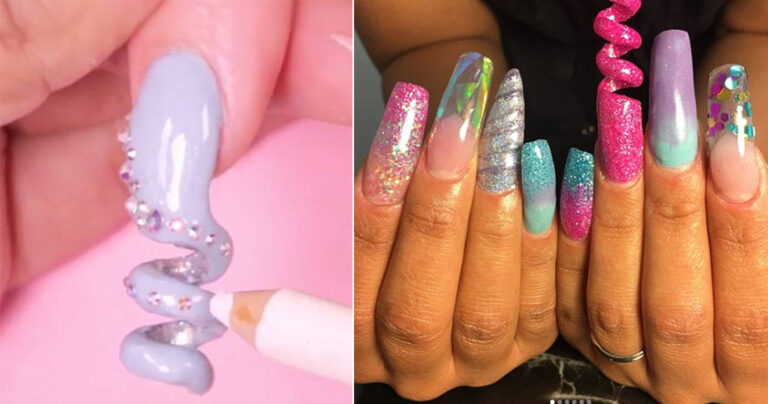 Τα νύχια «τιρμπουσόν» είναι η καινούργια μόδα που έχει ξετρελάνει το Instagram
