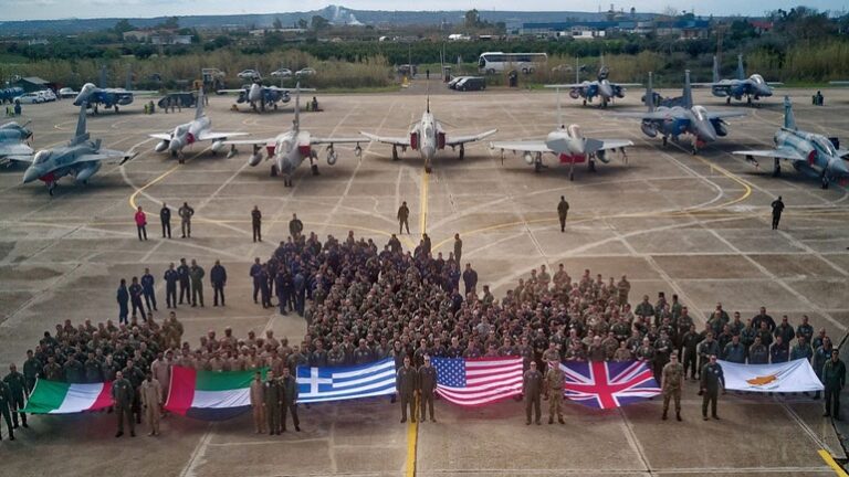 Σε εξέλιξη η μεγάλη πολυεθνική άσκηση «Ηνίοχος 2018» σε όλο το FIR Αθηνών