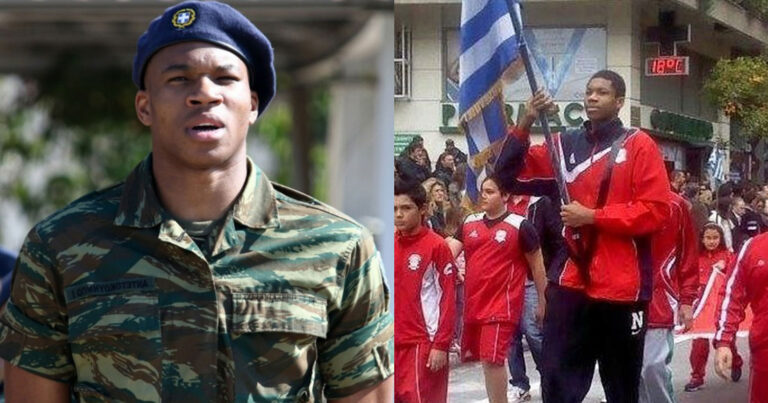Όταν ο Γιάννης Αντετοκούνμπο ήταν σημαιοφόρος στην παρέλαση για την 25η Μαρτίου