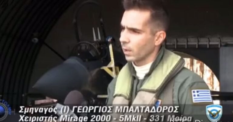 Όταν ο νεκρός πιλότος Γιώργος Μπαλταδώρος μιλούσε για τους κινδύνους στο Αιγαίο