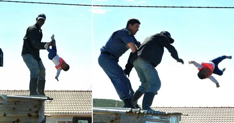 Αφρικανός πέταξε την κόρη του από τη σκεπή για να μην του γκρεμίσουν το σπίτι του