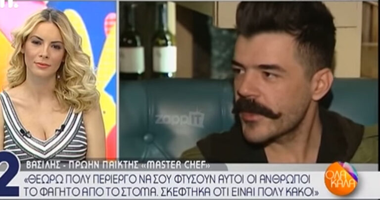 Χατζόπουλος για MasterChef: «Θεωρώ πολύ περίεργο να σου φτύσουν το φαγητό»