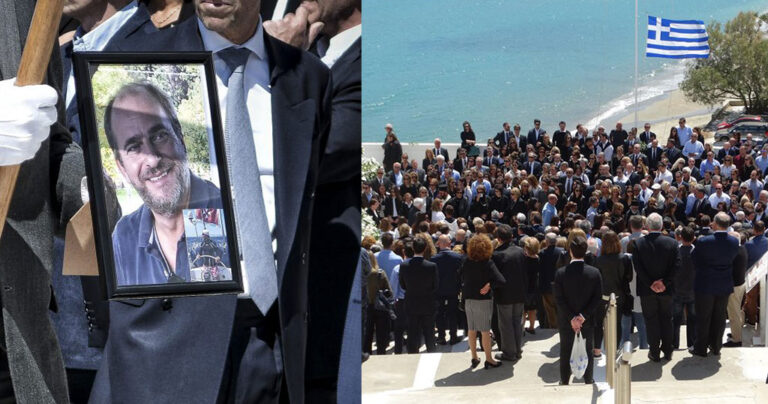 Άνδρος: Σπαραγμός στην κηδεία του Αλέξανδρου Σταματιάδη